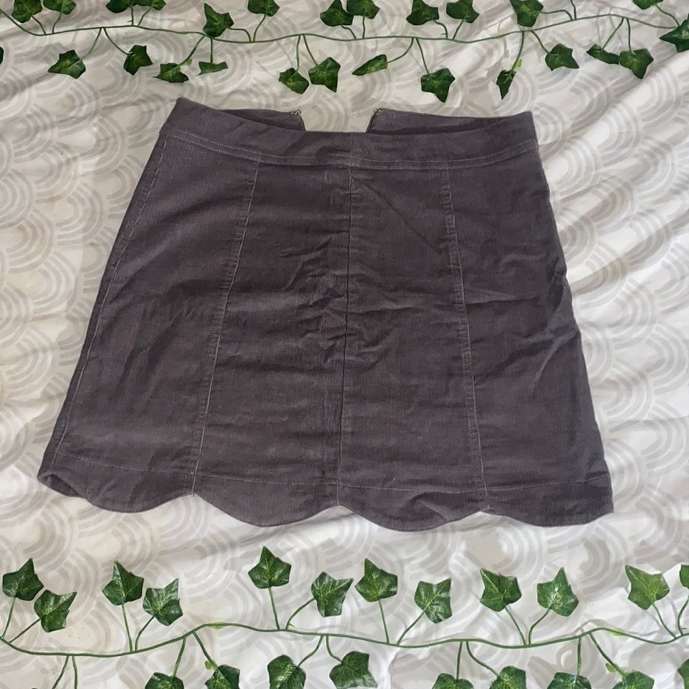 Altar’d State grey scalloped skirt